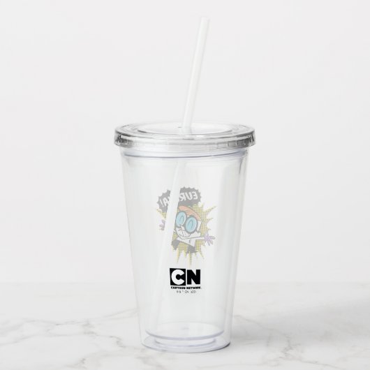 Dexter "Eureka!" Halftone Callout Graphic Acryl Drinkbeker (Achterkant)