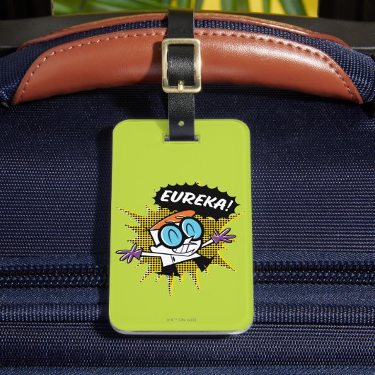 Dexter "Eureka!" Halftone Callout Graphic Bagagelabel (Voorkant Insitu 2)