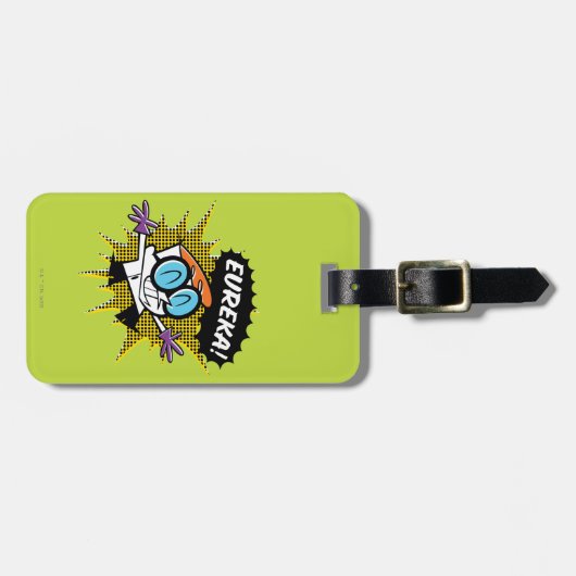 Dexter "Eureka!" Halftone Callout Graphic Bagagelabel (Voorkant horizontaal)