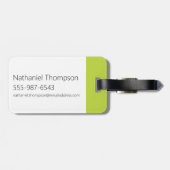 Dexter "Eureka!" Halftone Callout Graphic Bagagelabel (Achterkant horizontaal)