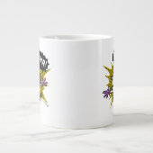 Dexter "Eureka!" Halftone Callout Graphic Grote Koffiekop (Voorkant)