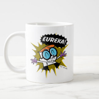 Dexter "Eureka!" Halftone Callout Graphic Grote Koffiekop