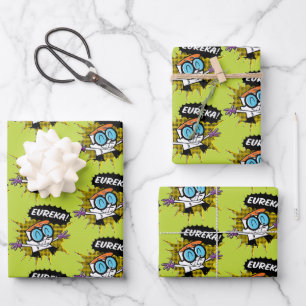 Dexter "Eureka!" Halftone Callout Graphic Inpakpapier Vel