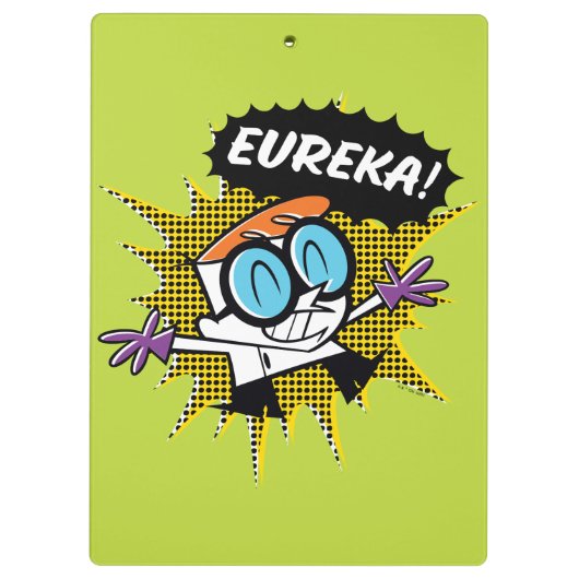 Dexter "Eureka!" Halftone Callout Graphic Klembord (Achterkant)