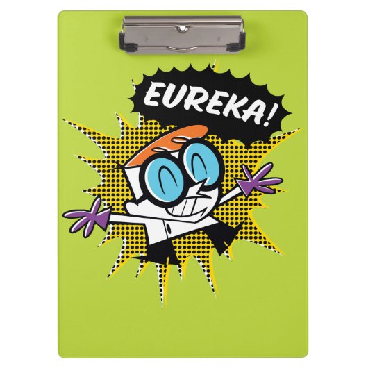 Dexter "Eureka!" Halftone Callout Graphic Klembord (Voorkant)