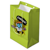 Dexter "Eureka!" Halftone Callout Graphic Medium Cadeauzakje (Voorkant Gekanteld)