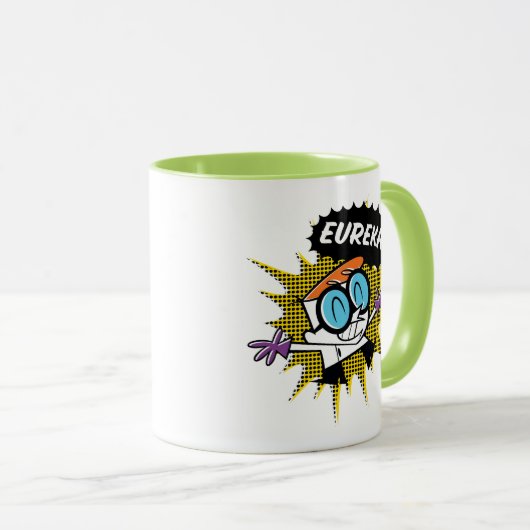Dexter "Eureka!" Halftone Callout Graphic Mok (Voorkant rechts)