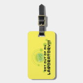 Dexter - ga uit mijn laboratorium!!! bagagelabel (Voorkant verticaal)