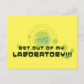 Dexter - ga uit mijn laboratorium!!! briefkaart (Voorkant)