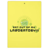 Dexter - ga uit mijn laboratorium!!! klembord (Achterkant)