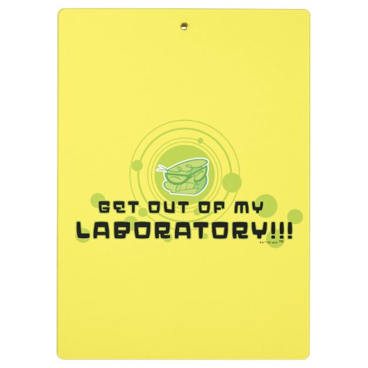 Dexter - ga uit mijn laboratorium!!! klembord (Achterkant)