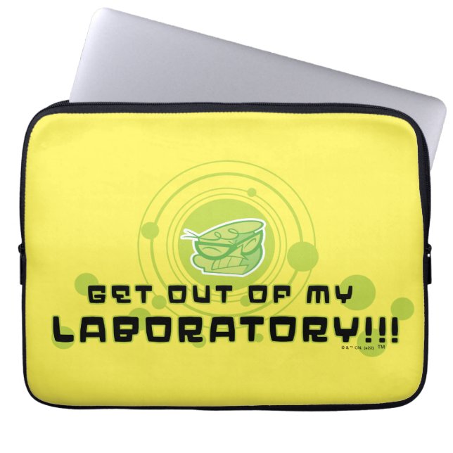 Dexter - ga uit mijn laboratorium!!! laptop sleeve (Voorkant)