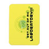 Dexter - ga uit mijn laboratorium!!! magneet (Verticaal)