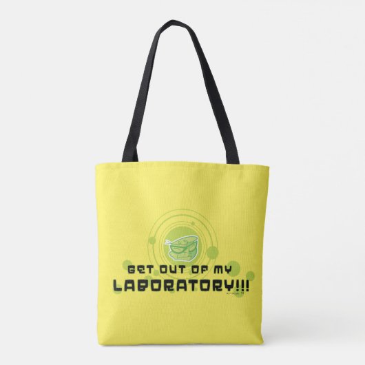Dexter - ga uit mijn laboratorium!!! tote bag (Achterkant)