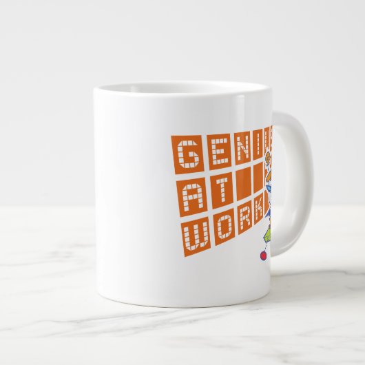 Dexter "Genius At Work" Grote Koffiekop (Voorkant rechts)