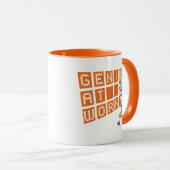 Dexter "Genius At Work" Mok (Voorkant rechts)