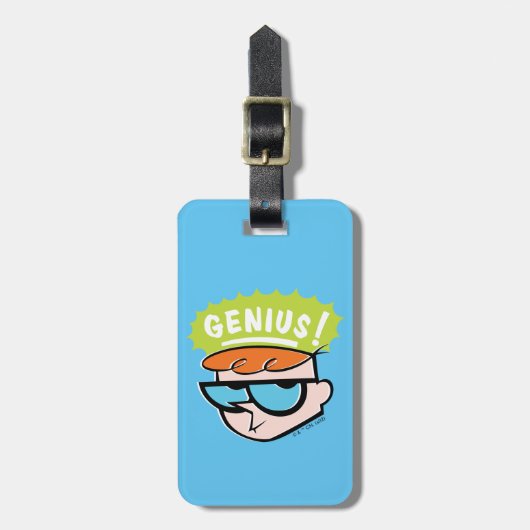 Dexter "Genius" Callout Graphic Bagagelabel (Voorkant verticaal)