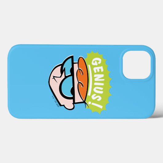 Dexter "Genius" Callout Graphic Case-Mate iPhone Case (Achterkant (horizontaal))