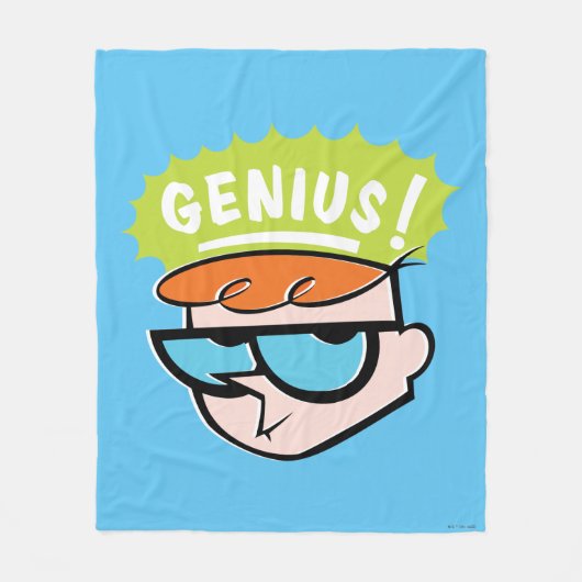 Dexter "Genius" Callout Graphic Fleece Deken (Voorkant)