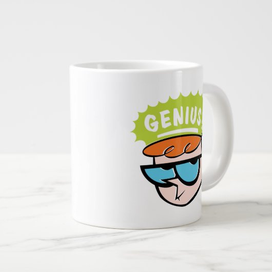 Dexter "Genius" Callout Graphic Grote Koffiekop (Voorkant rechts)