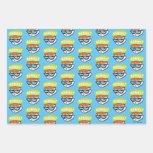 Dexter "Genius" Callout Graphic Inpakpapier Vel (Voorkant)