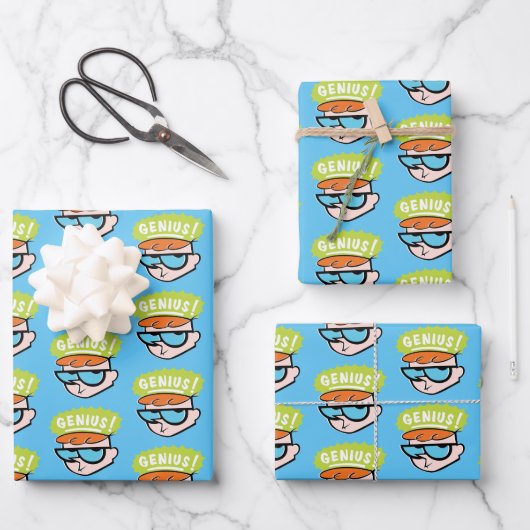 Dexter "Genius" Callout Graphic Inpakpapier Vel (Voorkant)