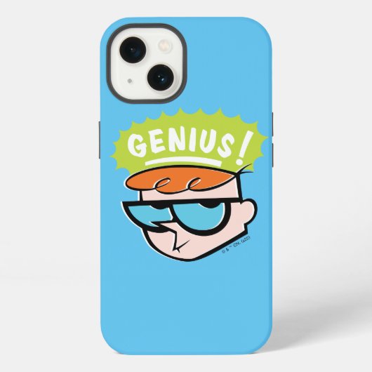 Dexter "Genius" Callout Graphic iPhone Hoesje (Achterkant)