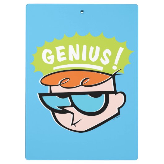 Dexter "Genius" Callout Graphic Klembord (Achterkant)