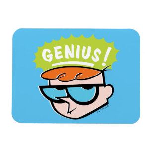 Dexter "Genius" Callout Graphic Magneet