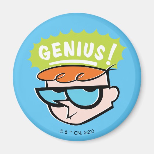Dexter "Genius" Callout Graphic Magneet (Voorkant)
