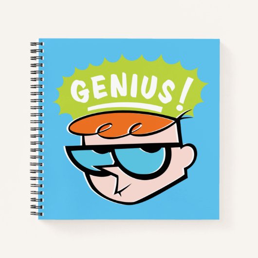 Dexter "Genius" Callout Graphic Notitieboek (Voorkant)
