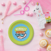Dexter "Genius" Callout Graphic Papieren Bordje (Feest)