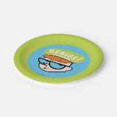 Dexter "Genius" Callout Graphic Papieren Bordje (Gekanteld)