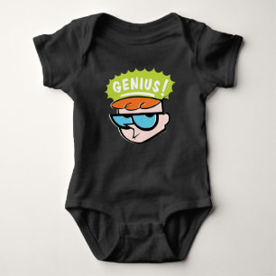 Dexter "Genius" Callout Graphic Romper