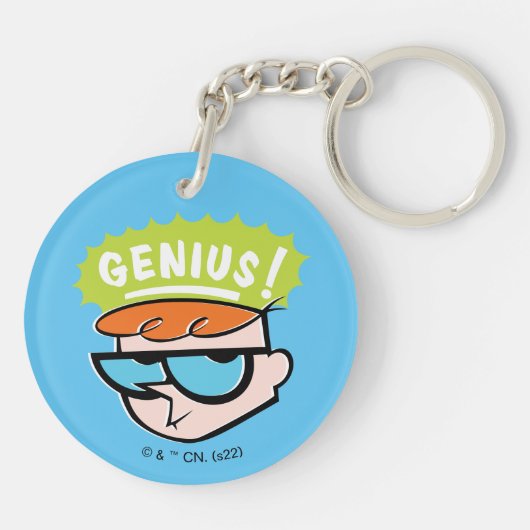 Dexter "Genius" Callout Graphic Sleutelhanger (Achterkant)