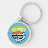 Dexter "Genius" Callout Graphic Sleutelhanger (Voorkant)