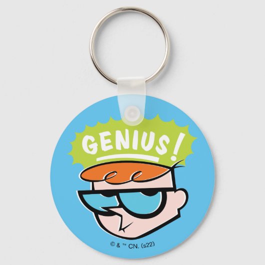 Dexter "Genius" Callout Graphic Sleutelhanger (Voorkant)