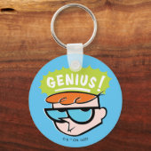 Dexter "Genius" Callout Graphic Sleutelhanger (Voorkant)
