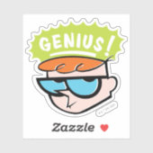 Dexter "Genius" Callout Graphic Sticker (Vel)