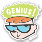 Dexter "Genius" Callout Graphic Sticker (Voorkant)