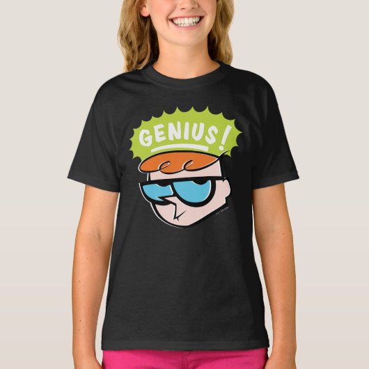 Dexter "Genius" Callout Graphic T-shirt (Voorkant)