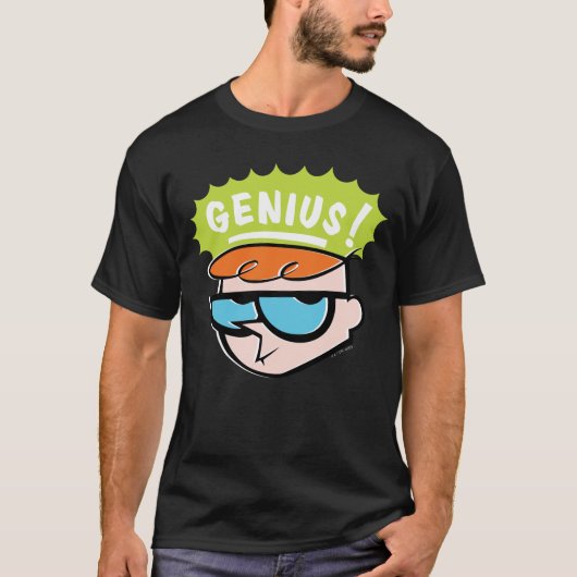 Dexter "Genius" Callout Graphic T-shirt (Voorkant)