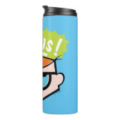 Dexter "Genius" Callout Graphic Thermosbeker (Geroteerd rechts)