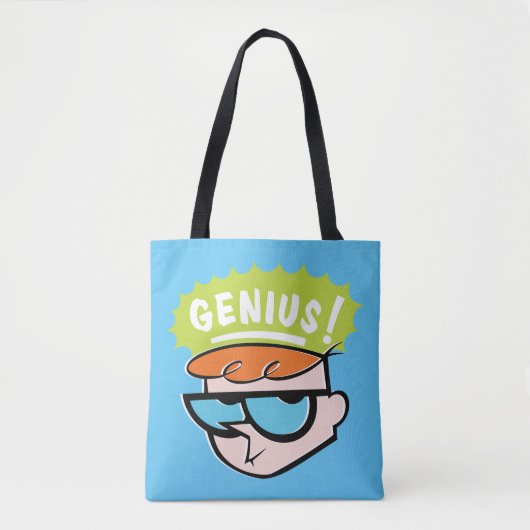 Dexter "Genius" Callout Graphic Tote Bag (Voorkant)