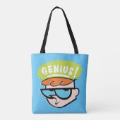 Dexter "Genius" Callout Graphic Tote Bag (Achterkant)