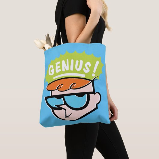 Dexter "Genius" Callout Graphic Tote Bag (Dichtbij)