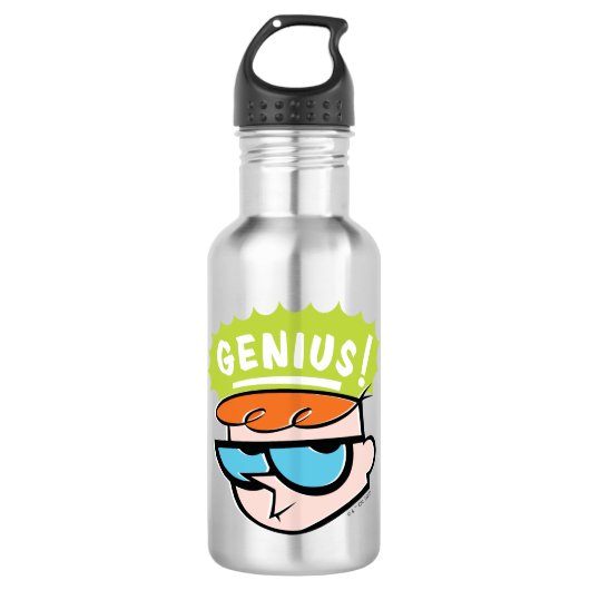 Dexter "Genius" Callout Graphic Waterfles (Voorkant)