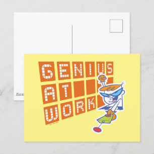 Dexter "Genius op het werk" Briefkaart