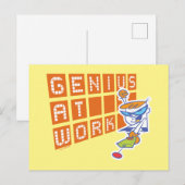 Dexter "Genius op het werk" Briefkaart (Voorkant / Achterkant)