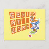 Dexter "Genius op het werk" Briefkaart (Voorkant)